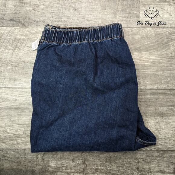 St. John's Bay Plus Size Easy Fit Straight Adaptive Jeans Size 22W - Picture 6 of 6